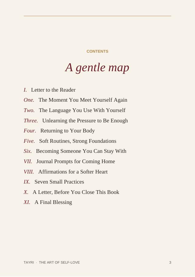 The Art of Self-Love — page 3 preview