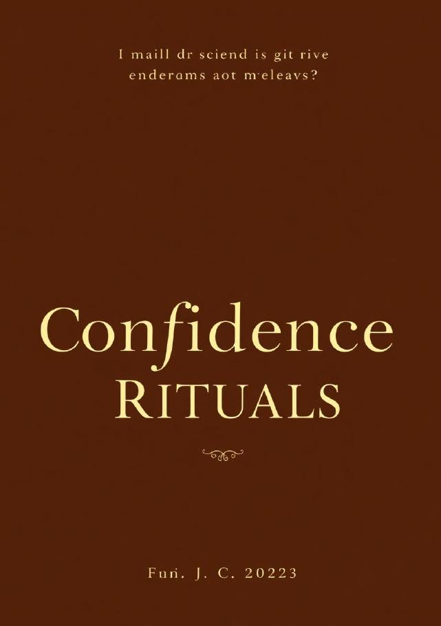 Confidence Rituals — page 1 preview