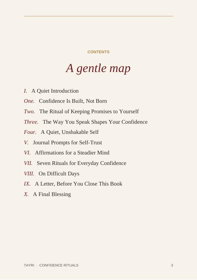 Confidence Rituals — page 3 preview