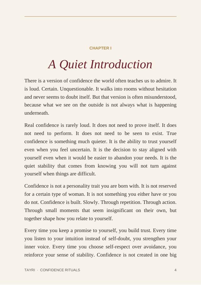 Confidence Rituals — page 4 preview