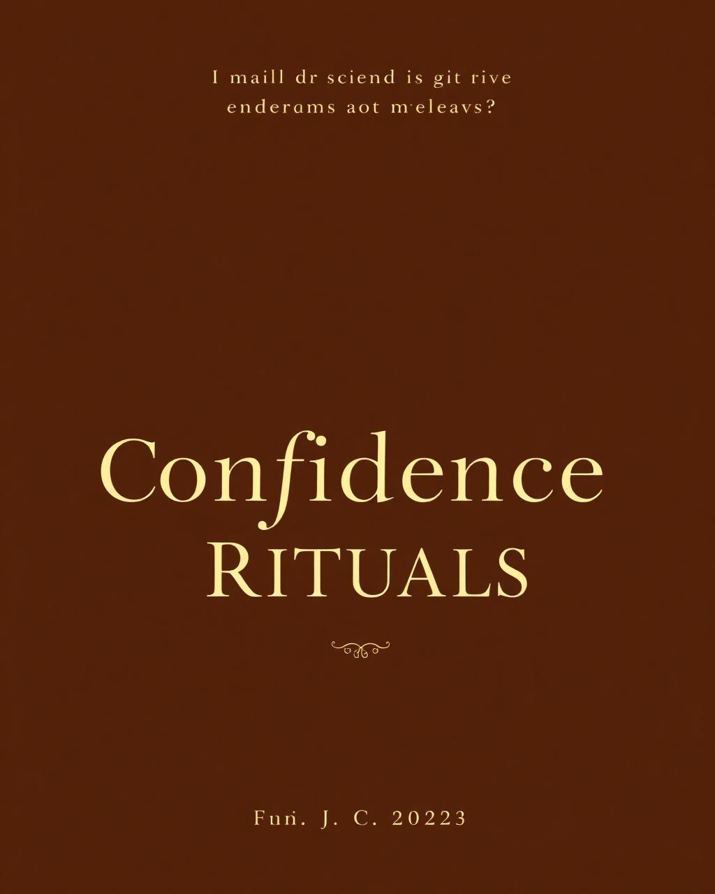 Confidence Rituals — ebook cover