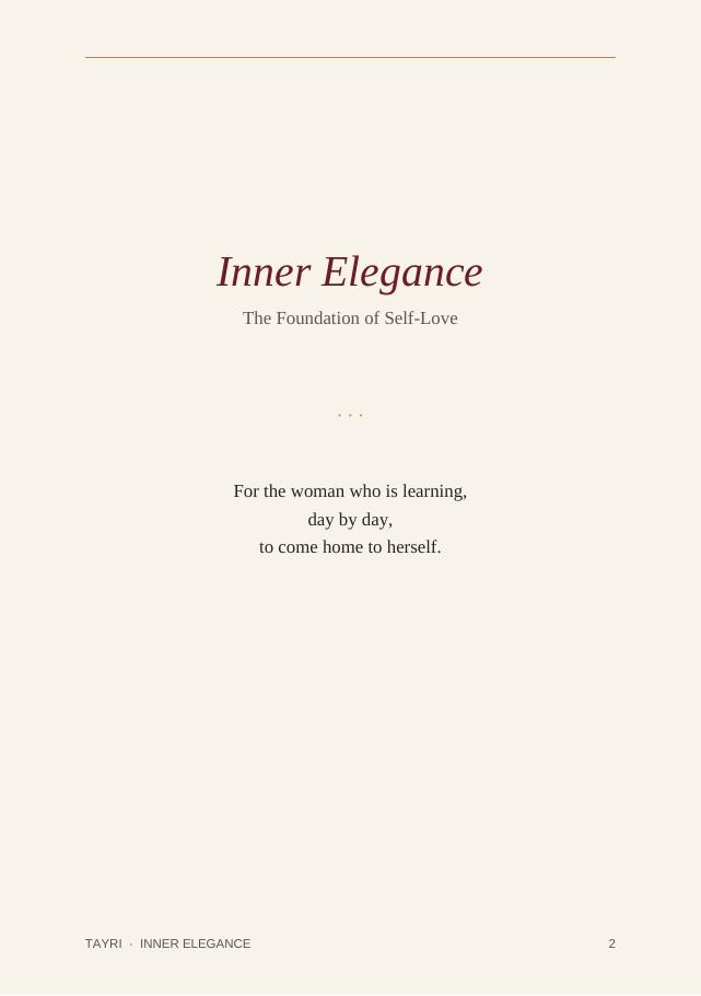 Inner Elegance — page 2 preview